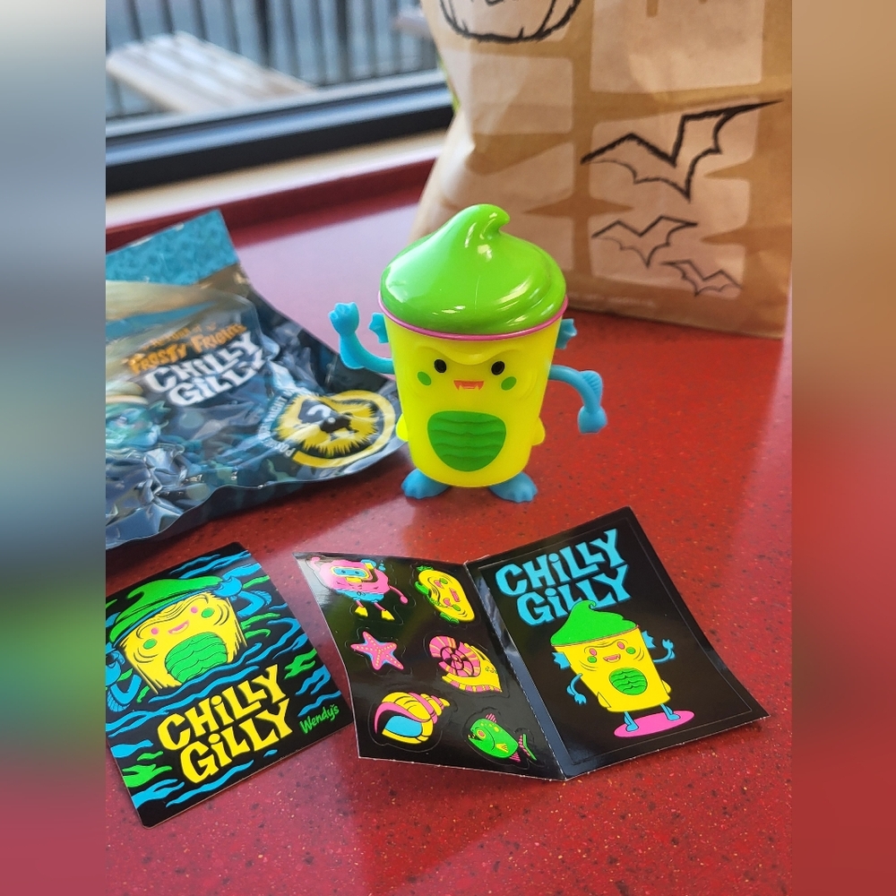 Neon Chilly Gilly Wendy's Toy Frosty Frights Collectible